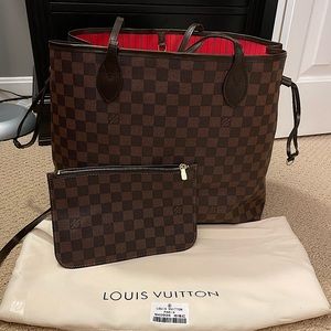 Brown Checkered Bag